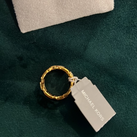 Women's Mercer Link Double Row Sterling Silver Ring - Picture 7 of 9